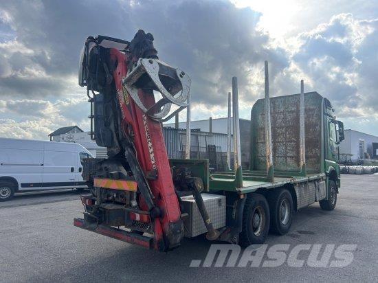 Mercedes-Benz AROCS 2858 6X4 BL HOLZTRANSPORT , KRAN BJ 2020!!! Hout-Bakwagens