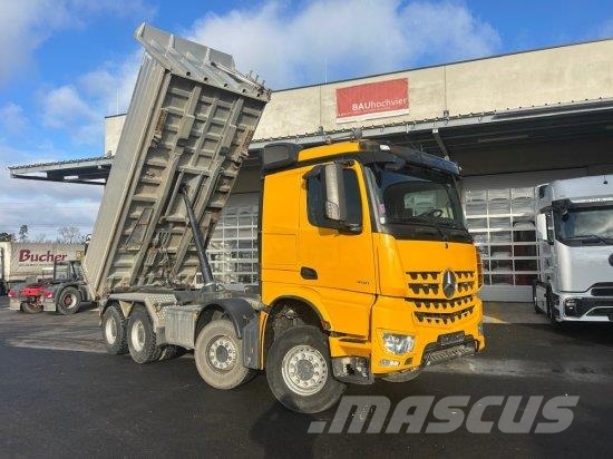 Mercedes-Benz AROCS 4151, 8X4 MEILLER-GESTEINSKIPPER, EURO 6, BO Sklápače