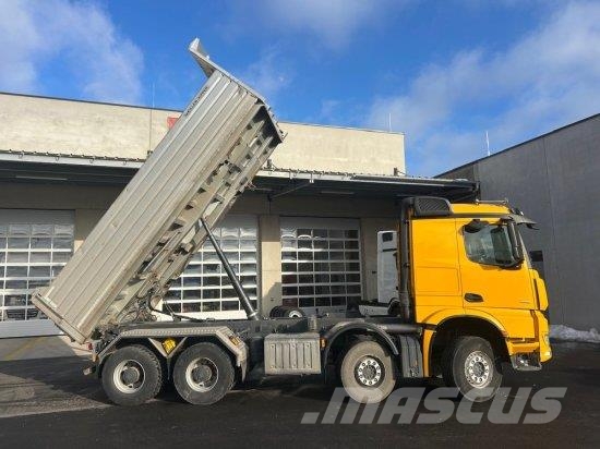 Mercedes-Benz AROCS 4151, 8X4 MEILLER-GESTEINSKIPPER, EURO 6, BO Sklápače