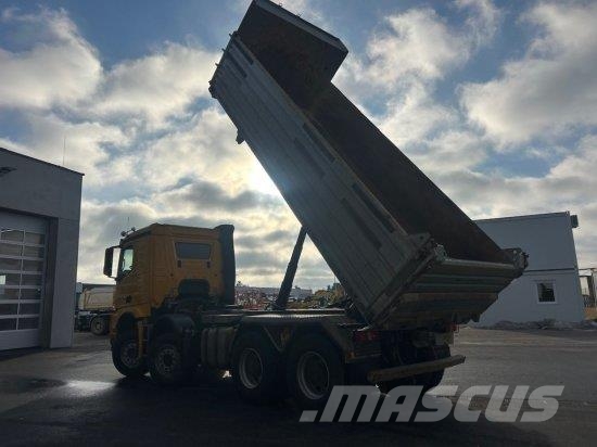 Mercedes-Benz AROCS 4151, 8X4 MEILLER-GESTEINSKIPPER, EURO 6, BO Sklápače