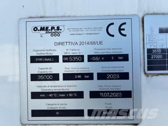  O.M.E.P.S CM35, SILOAUFLIEGER, SAUG-DRUCK, ALUFEL Autocisternas