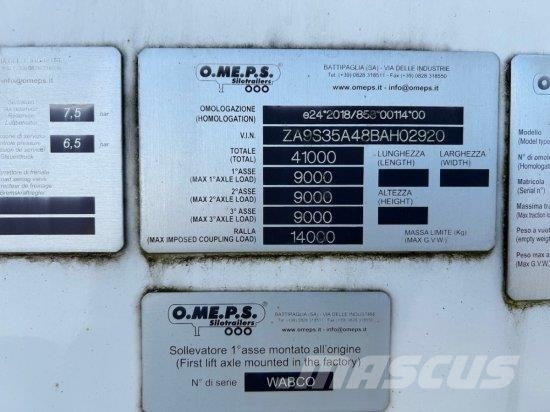  O.M.E.P.S CM35, SILOAUFLIEGER, SAUG-DRUCK, ALUFEL Autocisternas