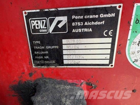 Scania R650 V8, 6X2, E6, LEDER, PENZ-CRANE 15Z - HOLZLADE 트랙터 유닛