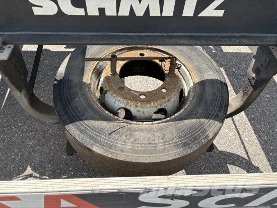 SCHMITZ ABROLLANHäNGER 2-ACHSIG, DREHKRANZ, ACF20 Remolques portacubetas