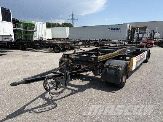 SCHMITZ ABROLLANHäNGER 2-ACHSIG, DREHKRANZ, ACF20 Remolques portacubetas