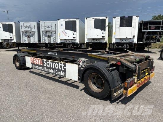 SCHMITZ ABROLLANHäNGER 2-ACHSIG, DREHKRANZ, ACF20 Remolques portacubetas