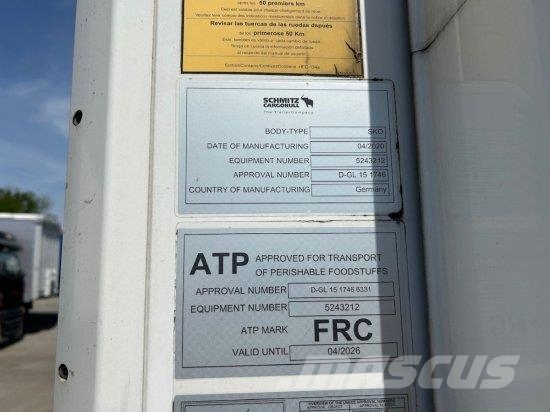 SCHMITZ KüHLAUFLIEGER SCB S3B, SCHMITZ AGGREGAT, DOPPELST Інші напівпричепи