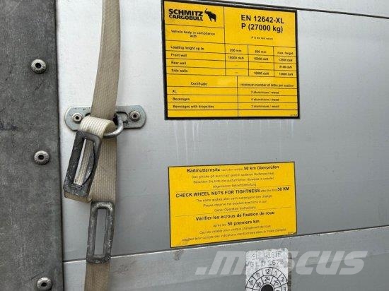 SCHMITZ SCB S3T, VARIOS, LIFTACHSE, EDSCHA-VERDECK Tents puspiekabes