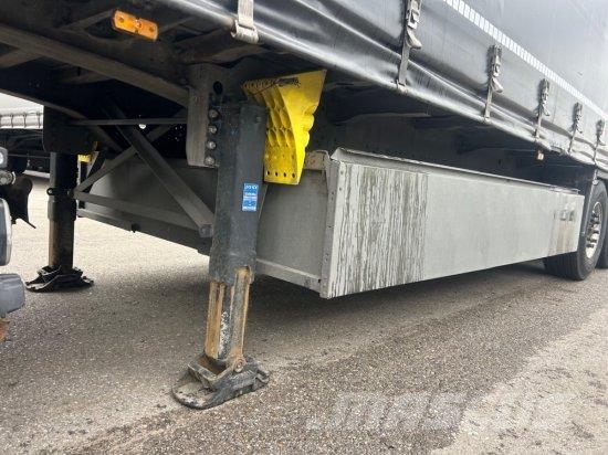SCHMITZ SCB S3T, VARIOS, LIFTACHSE, EDSCHA-VERDECK, Curtainsiderauflieger