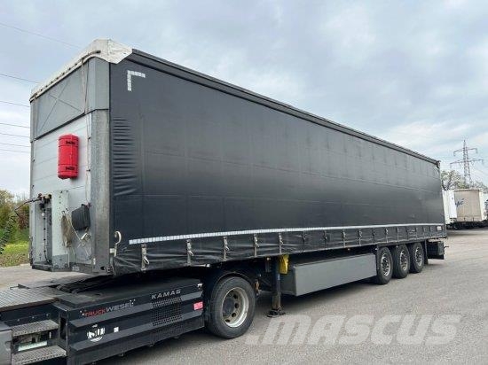 SCHMITZ SCB S3T, VARIOS, LIFTACHSE, EDSCHA-VERDECK Tents puspiekabes