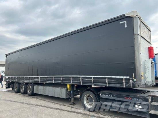 SCHMITZ SCB S3T, VARIOS, LIFTACHSE, EDSCHA-VERDECK Tents puspiekabes