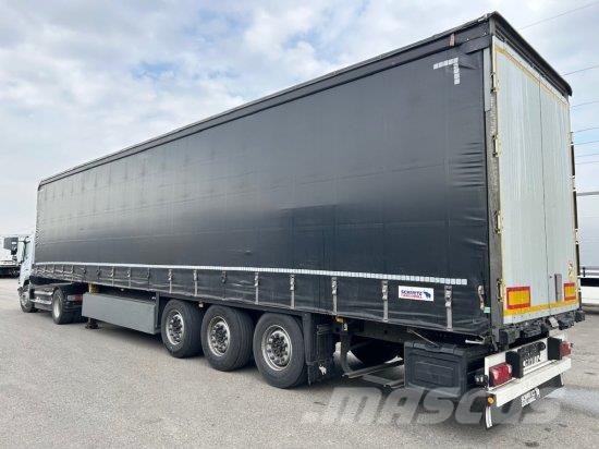 SCHMITZ SCB S3T, VARIOS, LIFTACHSE, EDSCHA-VERDECK Tents puspiekabes