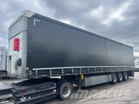 SCHMITZ SCB S3T, VARIOS, LIFTACHSE, EDSCHA-VERDECK, Curtainsiderauflieger