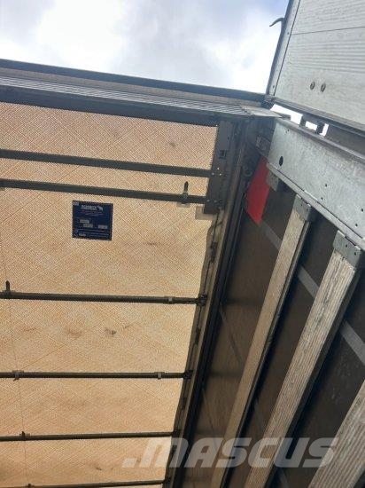 SCHMITZ SCB S3T, VARIOS, LIFTACHSE, EDSCHA-VERDECK, Curtainsiderauflieger