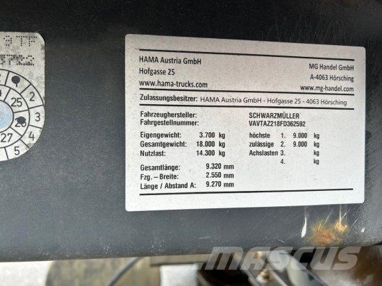 SCHWARZMüLLER ABROLLANHäNGER T SERIE Kippanhänger