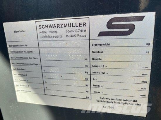 SCHWARZMüLLER HOLZAUFLIEGER 6 RUNGENPAARE, BPW-ACHSEN Semi-trailer til tømmer