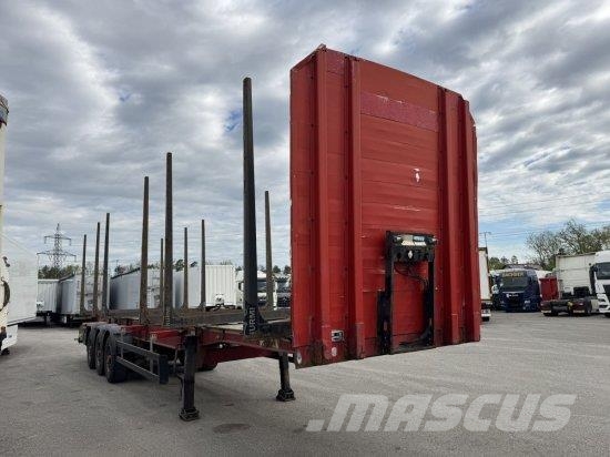SCHWARZMüLLER HOLZAUFLIEGER 6 RUNGENPAARE, BPW-ACHSEN Timber semi-trailers