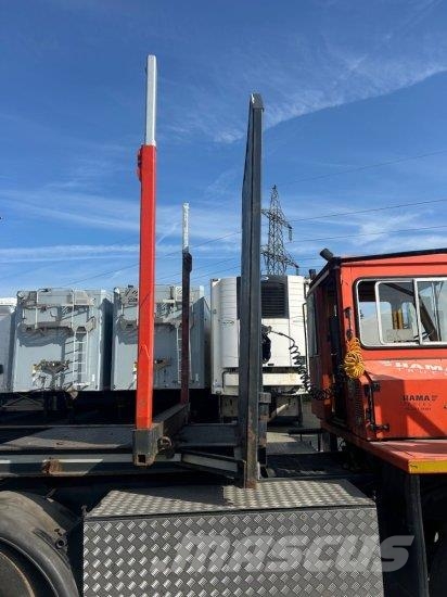 SCHWARZMüLLER HOLZAUFLIEGER 6 RUNGENPAARE, BPW-ACHSEN Semi-trailer til tømmer
