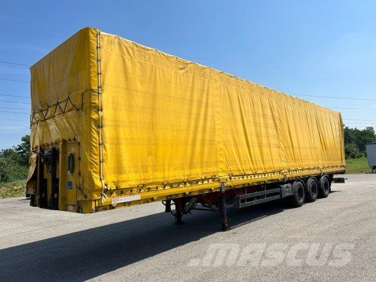 SCHWARZMüLLER SPEZIALAUFLIEGER SCHRäGLADER, COILMULDE MEHRERE EI Semi-trailer med Gardinsider
