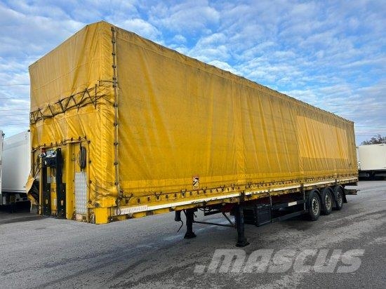 SCHWARZMüLLER SPEZIALAUFLIEGER SCHRäGLADER, COILMULDE, LIFTACHSE Semi-trailer med Gardinsider