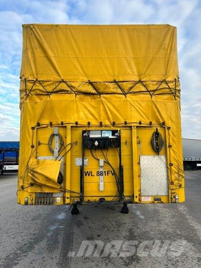 SCHWARZMüLLER SPEZIALAUFLIEGER SCHRäGLADER, COILMULDE, LIFTACHSE Semi-trailer med Gardinsider