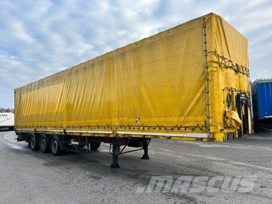 SCHWARZMüLLER SPEZIALAUFLIEGER SCHRäGLADER, COILMULDE, LIFTACHSE Semi-trailer med Gardinsider
