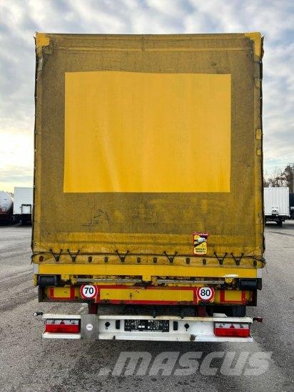SCHWARZMüLLER SPEZIALAUFLIEGER SCHRäGLADER, COILMULDE, LIFTACHSE Semi-trailer med Gardinsider