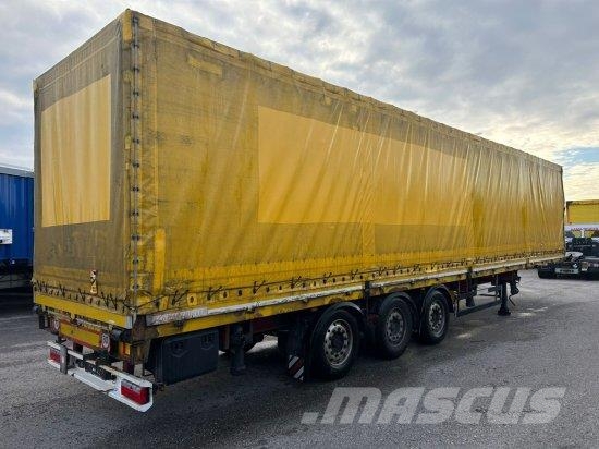 SCHWARZMüLLER SPEZIALAUFLIEGER SCHRäGLADER, COILMULDE, LIFTACHSE Semi-trailer med Gardinsider