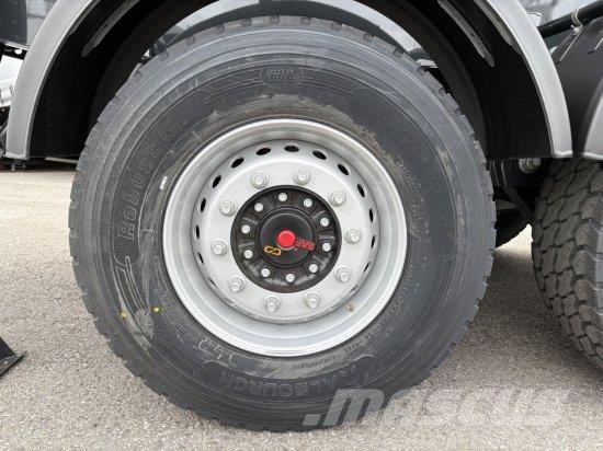 SCHWARZMüLLER STAHLRUNDMULDE 25 M³, LIFTACHSE, ROLLPLANE, SAF AC Semirimorchi a cassone ribaltabile