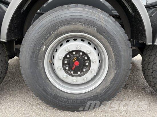 SCHWARZMüLLER STAHLRUNDMULDE 25 M³, LIFTACHSE, ROLLPLANE, SAF AC Semirimorchi a cassone ribaltabile