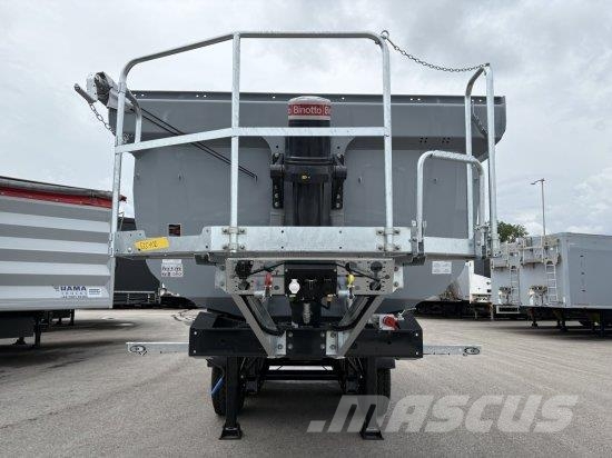 SCHWARZMüLLER STAHLRUNDMULDE 25 M³, LIFTACHSE, ROLLPLANE, SAF AC Semirimorchi a cassone ribaltabile