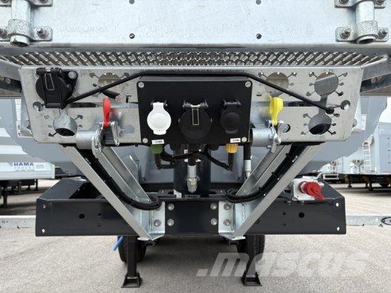 SCHWARZMüLLER STAHLRUNDMULDE 25 M³, LIFTACHSE, ROLLPLANE, SAF AC Semirimorchi a cassone ribaltabile