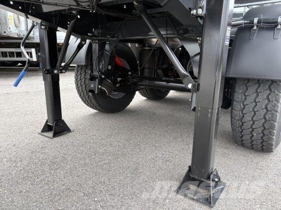SCHWARZMüLLER STAHLRUNDMULDE 25 M³, LIFTACHSE, ROLLPLANE, SAF AC Semirimorchi a cassone ribaltabile