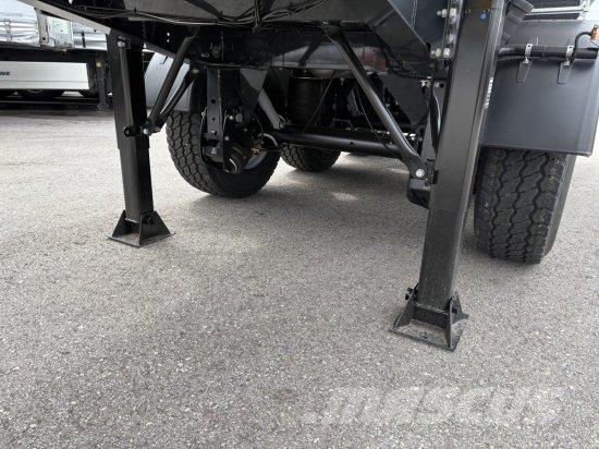 SCHWARZMüLLER THERMORUNDMULDE 25 M³, LIFTACHSE, ROLLPLANE, BPW A Billenő félpótkocsik