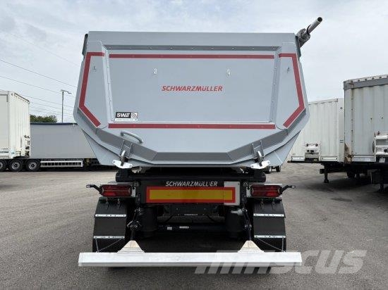 SCHWARZMüLLER THERMORUNDMULDE 25 M³, LIFTACHSE, ROLLPLANE, BPW A 傾卸式半拖車
