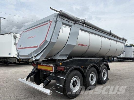 SCHWARZMüLLER THERMORUNDMULDE 25 M³, LIFTACHSE, ROLLPLANE, BPW A 傾卸式半拖車