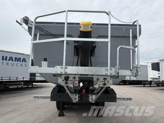SCHWARZMüLLER THERMORUNDMULDE 25 M³, LIFTACHSE, ROLLPLANE, BPW A 傾卸式半拖車