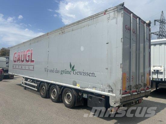 STAS SCHUBBODEN S300 ZX, LIFTACHSE, FUNK 10MM BODEN Bortinių sunkvežimių priekabos su nuleidžiamais bortais