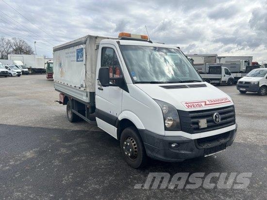 Volkswagen CRAFTER PRITSCHE PLANE 3 SITZE Camiones de cama baja