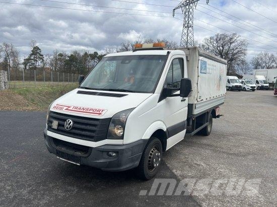 Volkswagen CRAFTER PRITSCHE PLANE 3 SITZE Camiones de cama baja