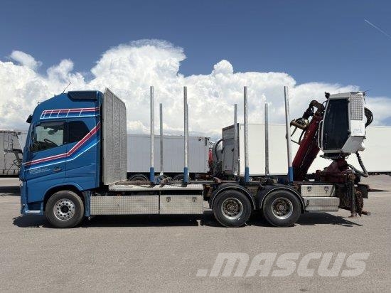 Volvo FH 16 750 6X4R HOLZTRANSPORTER MIT PENZ 12Z KRAN, Samochody do przewozu drewna