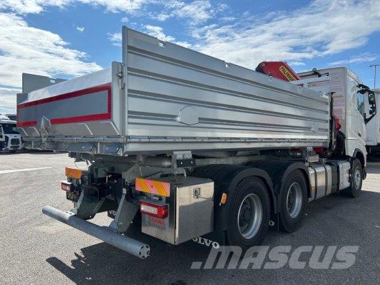 Volvo FH 500 3-SEITEN KIPPER MIT PALFINGER PK22002EH, RE Wywrotki