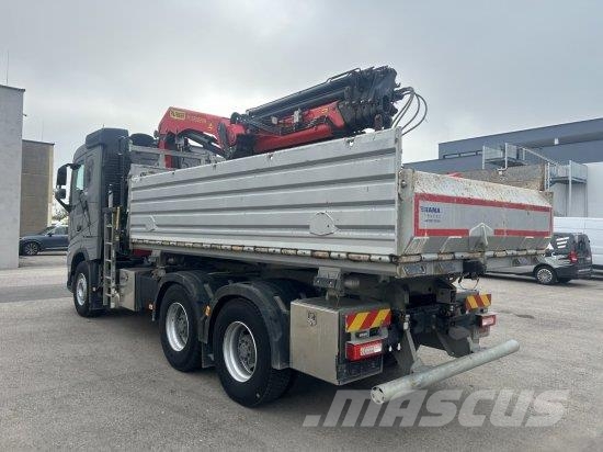 Volvo FH 500 6X4 3-SEITEN KIPPER KRAN MFCT HAMA KIPPER, Kiper tovornjaki