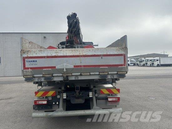 Volvo FH 500 6X4 3-SEITEN KIPPER KRAN MFCT HAMA KIPPER, Kiper tovornjaki