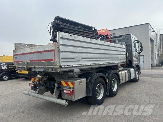 Volvo FH 500 6X4 3-SEITEN KIPPER KRAN MFCT HAMA KIPPER, Kiper tovornjaki