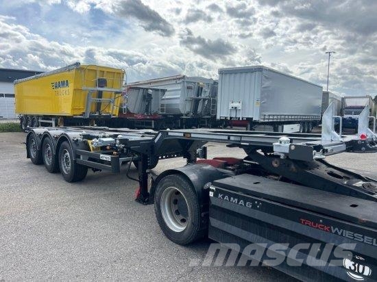 WEB TRAILER LPRS24 MITTEN-HECKSCHIEBER 1X20 FT 2X2 Containerframe semi-trailers