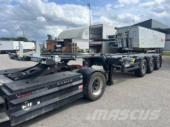 WEB TRAILER LPRS24 MITTEN-HECKSCHIEBER 1X20 FT 2X2 Containerframe semi-trailers