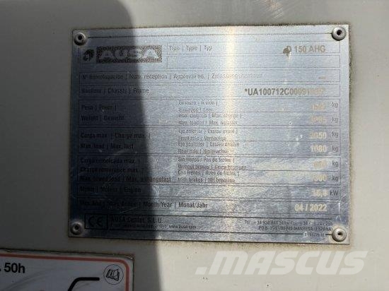 AUSA D 150AHG DUMPER, ساحبات مفصلية