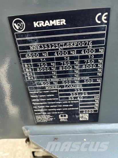 KRAMER 5095 RADLADER MIT SCHAUFEL UND PALETTEN GABEL Wheel loaders