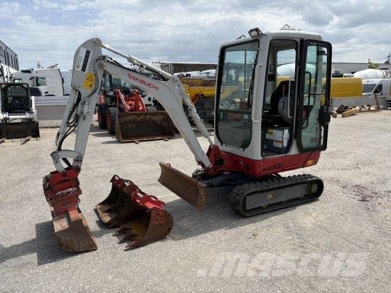 TAKEUCHI TB 216 MINIBAGGER,LöFFELPACKET ,VERBREITERBAR, POW 小型挖土機/掘鑿機<7t(小型挖掘機)